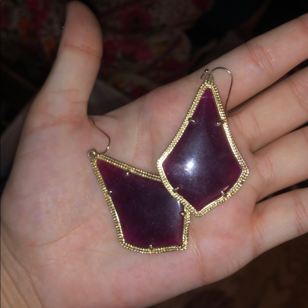 Gold and Maroon Kendra Scott